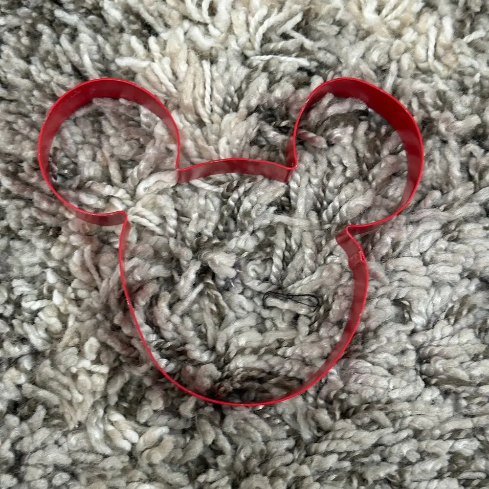 Disney Brand Mickey Mouse Ears Red Cookie Cutter